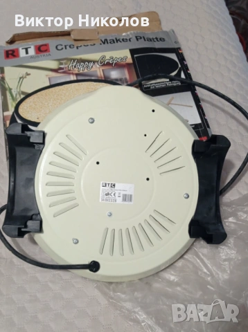  Уред за палачинки RTC Austria Happy Crêpes, снимка 5 - Гофретници - 53609435