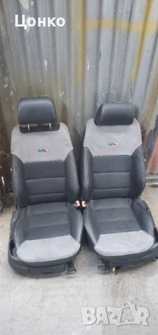 Седалки/салон octavia vrs + кожени кори , снимка 1