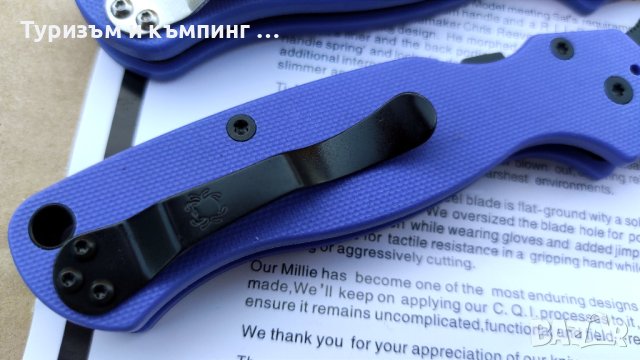 Spyderco Paramilitary 2 C81, снимка 5 - Ножове - 41628004