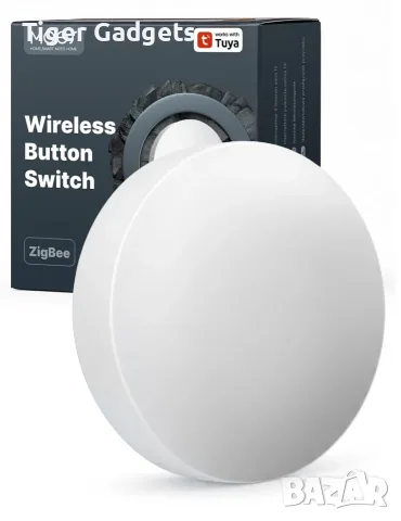 MOES Zigbee Push Button – безжичен бутон за 3 смарт сцени, снимка 2 - Смарт домашни устройства (Smart Home) - 56010538