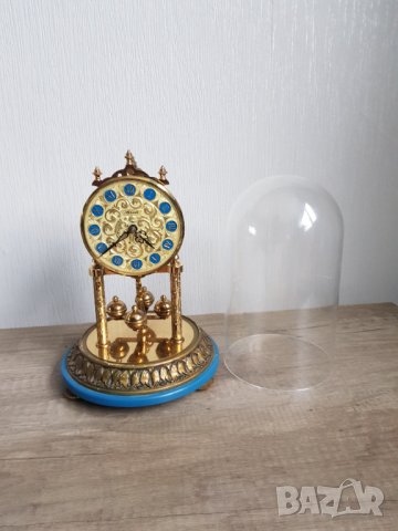 Немски настолен кварцов часовник HERMLE, снимка 5 - Антикварни и старинни предмети - 35926540