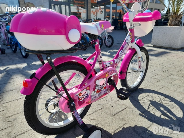MONI Велосипед 16" 1682 розов, снимка 11 - Велосипеди - 53759530
