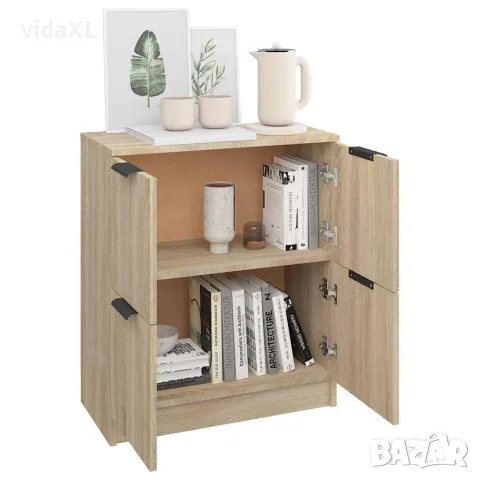 vidaXL Сайдборд, сонома дъб, 60x30x70 см, инженерно дърво, снимка 4 - Бюфети - 56148053