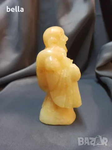 2 НЕФРИТЕНИ ПЛАСТИКИ БУДА И ДРАКОН, снимка 4 - Други ценни предмети - 47736939