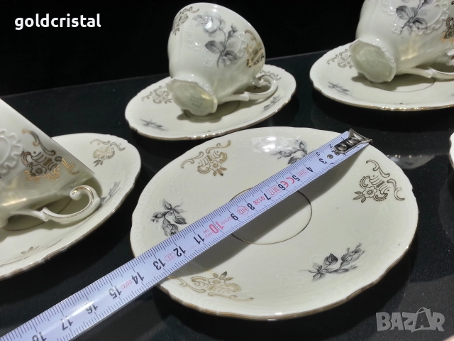 старинен порцелан чашка чинийка за кафе , снимка 4 - Антикварни и старинни предмети - 52907495
