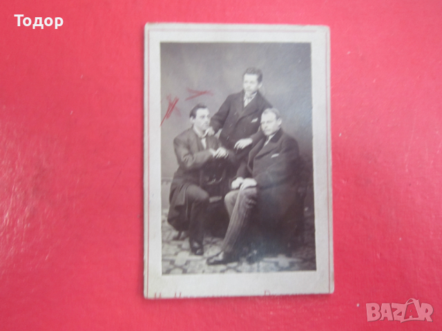 Стара снимка на дебел картон 1, снимка 3 - Колекции - 36192617