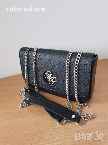 Луксозна Черна чанта  Guess  код SG-F19, снимка 3 - Чанти - 41863339