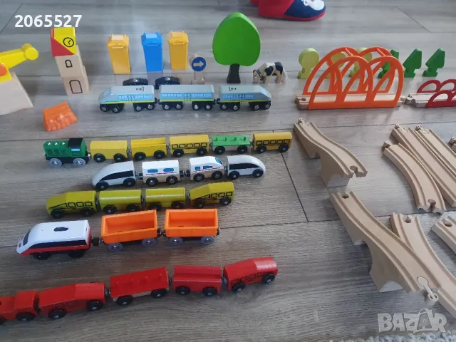 две дървени  писти за влакчета, снимка 5 - Образователни игри - 48357482