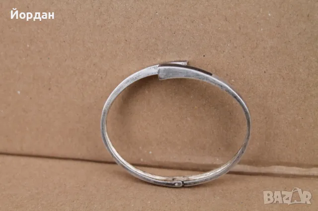 Дамска сребърна гривна с оникс