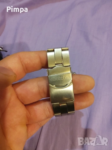 Swatch irony "toxin" aluminium chronograph часовник, снимка 7 - Мъжки - 53668260