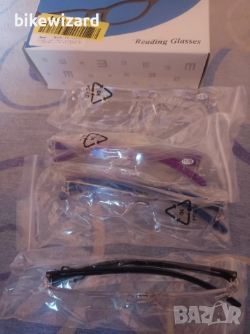 Очила за четене 4 броя +1.75 НОВИ