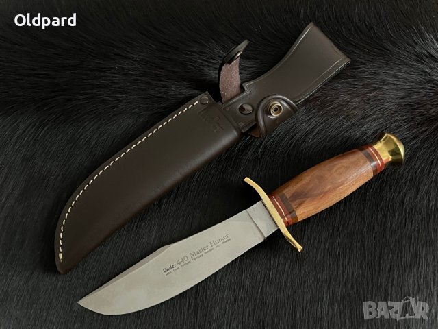 Linder Master Hunter. Редък голям немски ловен нож (Солинген). (191415), снимка 2 - Ножове - 40799699