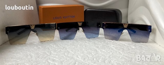 -22 % разпродажба Louis Vuitton 2023 висок клас дамски слънчеви очила маска Мъжки Унисекс, снимка 13 - Слънчеви и диоптрични очила - 38978445