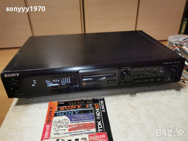 SONY MINIDISC DECK-MADE IN JAPAN 0101261755, снимка 7 - Декове - 52949267