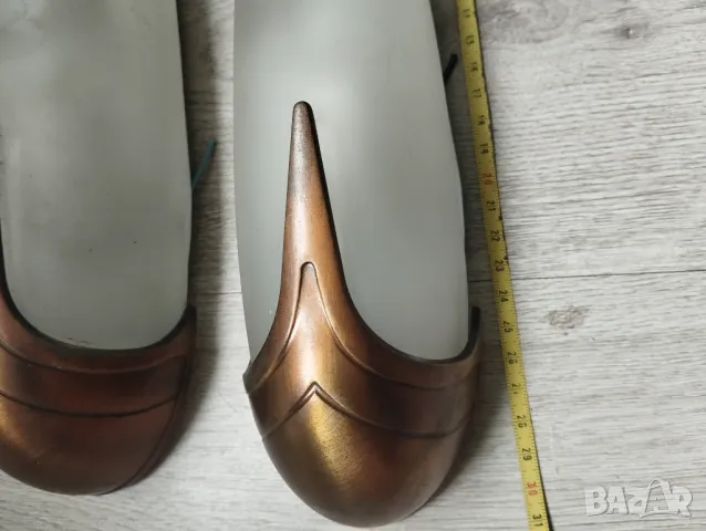 Два ретро аплика за стена комплект, снимка 4 - Лампи за стена - 47408657