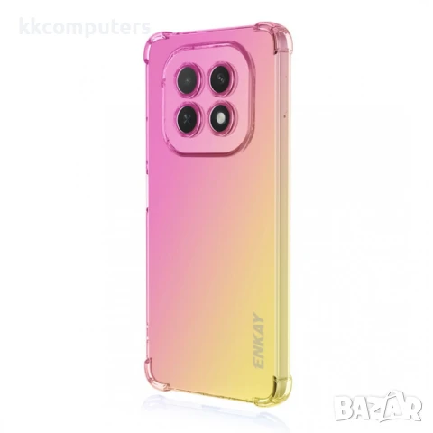 Realme GT 7 5G / GT 7T 5G Удароустойчив ENKAY Thickened Four Corner Drop-proof Силиконов Калъф и Про, снимка 2 - Калъфи, кейсове - 50850126