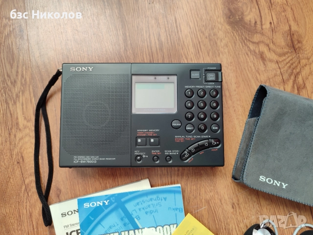 Радио Sony ICF-SW7600G FM Stereo/SW/MW/LW PLL World Radio., снимка 3 - Радиокасетофони, транзистори - 52852053