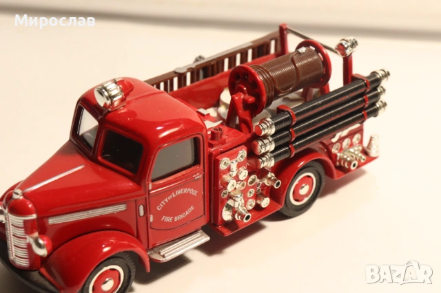 1:43 DEL PRADO BEDFORD КАМИОН ПОЖАРНА КОЛИЧКА МОДЕЛ, снимка 7 - Колекции - 53691524