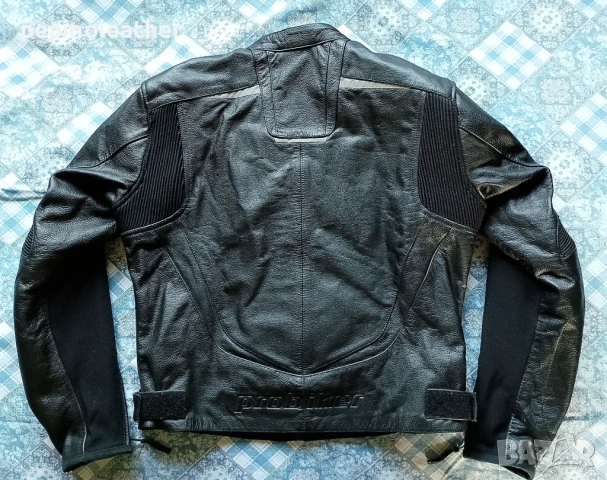 PROBIKER - Немско кожено мото яке с протектори, телешки бокс, размер 52 / M - Л, снимка 4 - Якета - 50741784