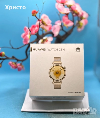 НОВ!!! Дамски смарт часовник Huawei Watch GT 6, 41ММ, Gold  , снимка 2 - Смарт часовници - 53747918