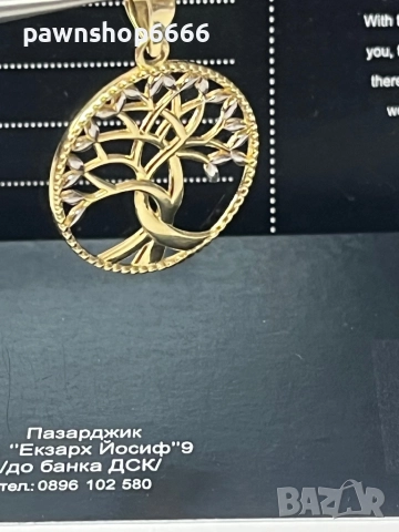 Златна висулка 14 карата , снимка 3 - Колиета, медальони, синджири - 51612285