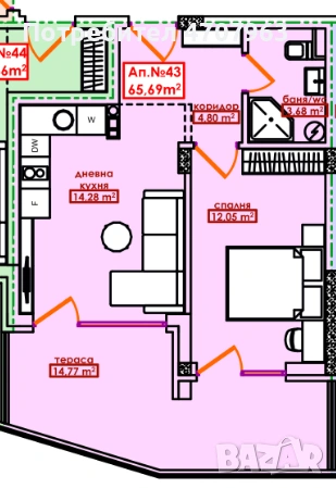 Двустаен - Меден Рудник