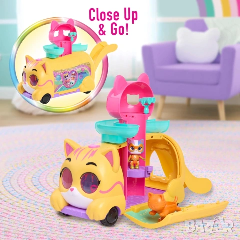 Комплект за игра SuperKitties със светлини и звуци, 10 части/ Супер котета, снимка 5 - Фигурки - 53854883