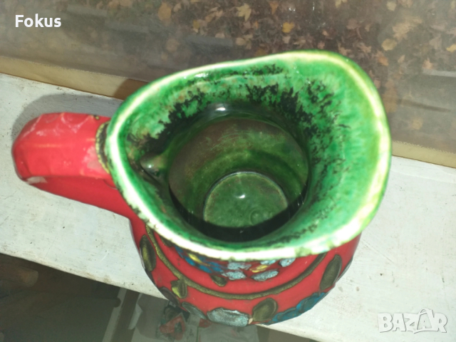 Кана за вино стара немска керамика, снимка 2 - Антикварни и старинни предмети - 53451847
