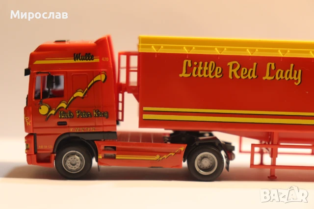 AWM  H0 1/87 DAF  ВЛЕКАЧ KАМИОН МОДЕЛ TIR ГОНДОЛА , снимка 2 - Колекции - 51145972