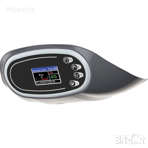 Вертикален бойлер ЕЛДОМ 80 литра, с електронно Wi-Fi управление, снимка 2 - Бойлери - 52888788