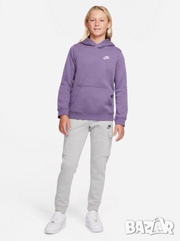 NIKE Суитшърт B HOODIE PO CLUB BV3757-553
