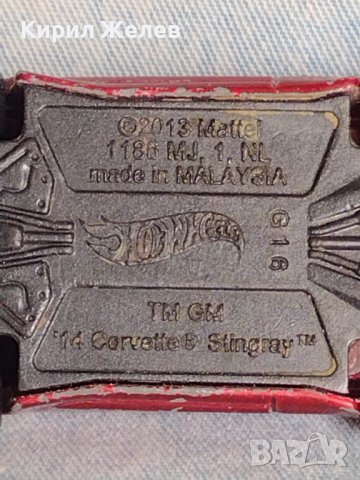 Метална количка CORVETTE STINGRAY MADE IN MALAYSIA за КОЛЕКЦИЯ ДЕКОРАЦИЯ 37715, снимка 9 - Колекции - 40697115