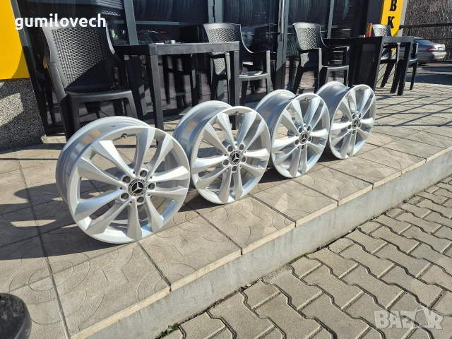 Оригинални Джанти Мерцедес C-Klasse W205-17 цола, снимка 5 - Гуми и джанти - 53702425