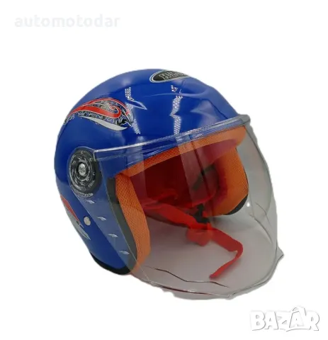 Отворена детска мото каска скутер мотопед, снимка 4 - Аксесоари и консумативи - 50006554