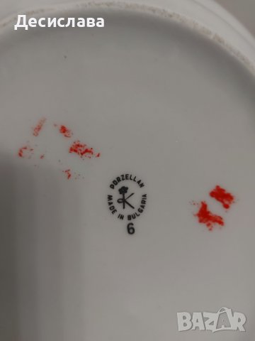 Порцеланов супник с капак, Китка, Съд за топло сервиране, снимка 3 - Прибори за хранене, готвене и сервиране - 40223327