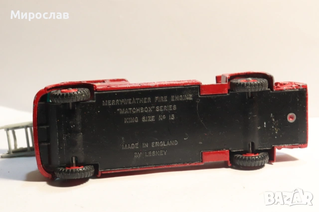 MATCHBOX ПОЖАРНА КОЛИЧКА КАМИОН МОДЕЛ, снимка 8 - Колекции - 53411505
