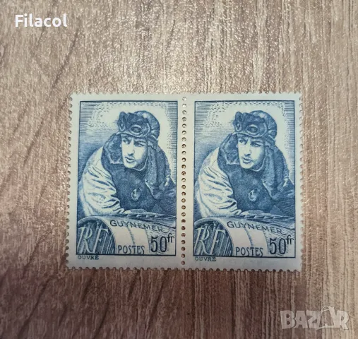 Франция 1940 Жорж Гинемер, 1894-1917 MNH чифт, снимка 2 - Филателия - 50228864