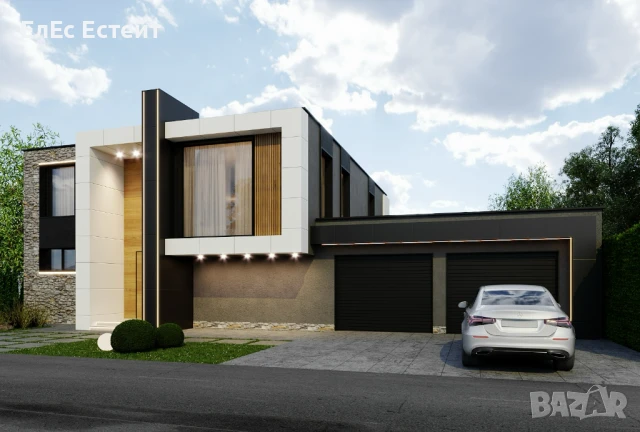 ПРОДАВА СЕ! Новострояща се луксозна къща близо до Пловдив, снимка 2 - Къщи - 51133034