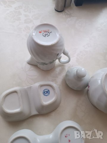 Порцеланови солници,захарница и каничка, снимка 4 - Чинии - 39441155