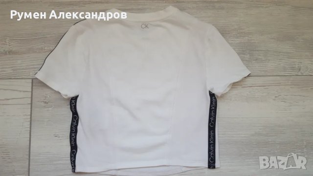 Бяло бюстие тип ТОП CALVIN KLEIN за момиче с размер S/Р, снимка 9 - Корсети, бюстиета, топове - 50092518
