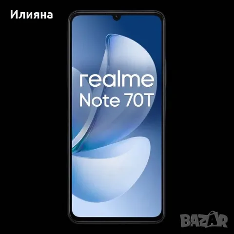 Телефон Realme Note 70T, 4GB RAM, 128GB, Black, снимка 2 - Други - 55730133