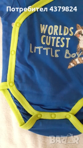 Нови немски бебешки бодита р.56 , с этикет, без никакви забележки, 100% памук, снимка 7 - Бодита за бебе - 53467944