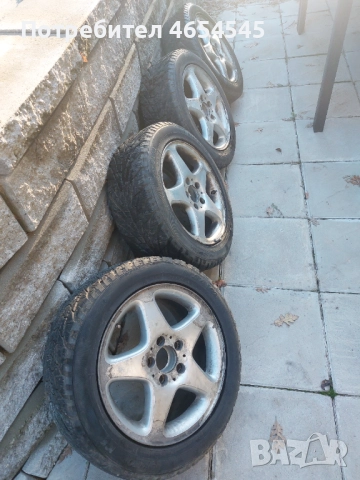 Гуми 16 цола с джанти за Мрцедес С клас W203 В203 205/55/16 7Jx16H2, снимка 4 - Гуми и джанти - 52456410