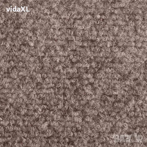 vidaXL Постелки за стълби, самозалепващи се, 10 бр., 56x17x3 см, светлокафяви, полукръгли, снимка 7 - Изтривалки - 56146121