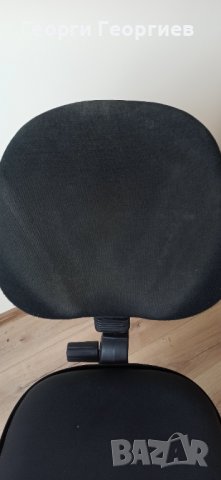 Офис стол. Текстил и кожа, снимка 6 - Столове - 39566587