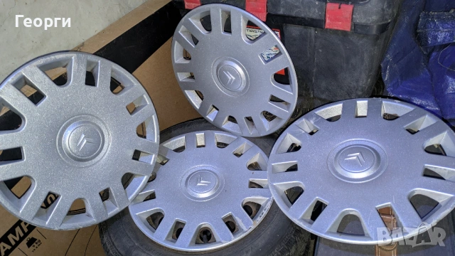 4 Зимни гуми с Джанти и Тасове   175/65R14 Пежо - Ситроен, снимка 7 - Гуми и джанти - 53123953