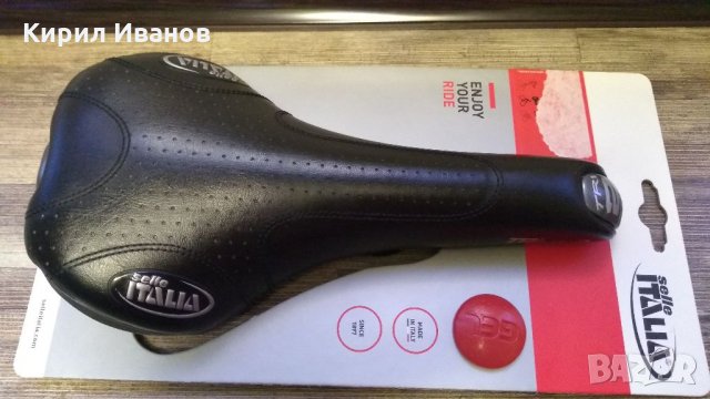 Нова кожена седалка NOB Selle Italia trimatic 2 , снимка 1