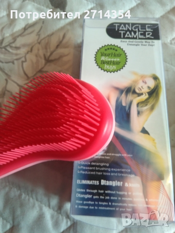 Продавам четка за коса Tangle Tamer, снимка 4 - Аксесоари за коса - 36054114