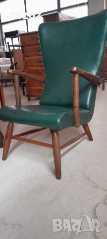 Ретро кресло масив №024, снимка 4 - Дивани и мека мебел - 52703590