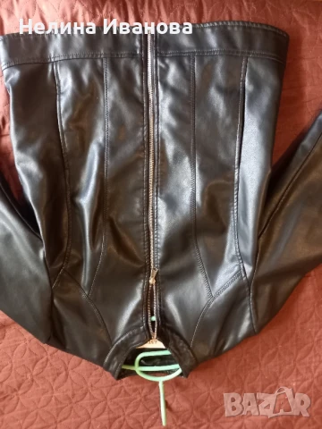 дамско кожено яке, снимка 2 - Якета - 50754661